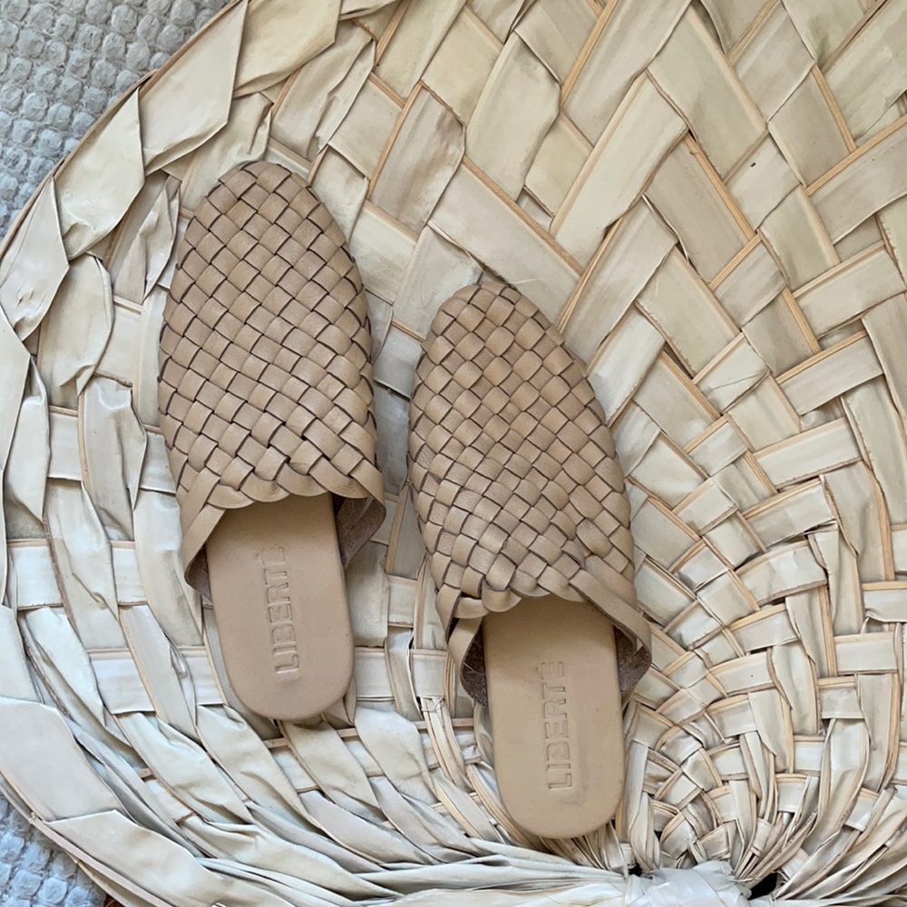 Nwot liberte woven flats